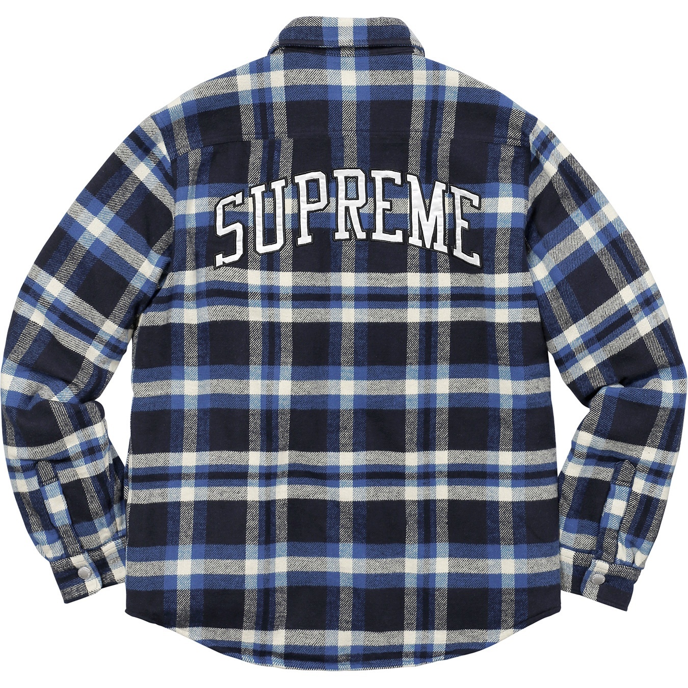 Quilted Arc Logo Flannel Shirt view 2